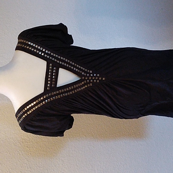 Color in motion xsmall bodycon studded dress - Picture 3 of 3